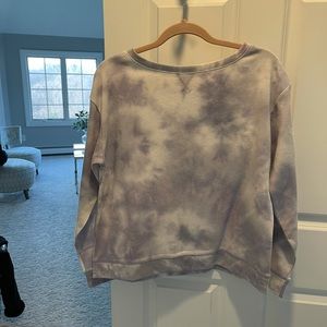Women’s splendid top. Purple and white tie-dye